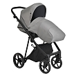 ROAN Коляска 2 в1 Sol короб + прогулка Cloud Grey/Black/руч.Черный(2 места)