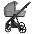 ROAN Коляска 2 в1 Sol короб + прогулка Cloud Grey/Black/руч.Черный(2 места)