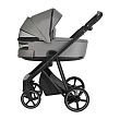 ROAN Коляска 2 в1 Sol короб + прогулка Cloud Grey/Black/руч.Черный(2 места)