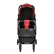 PITUSO коляска детская прогулочная  VOYAGE Black/Red /Черный/Красный/чехол на ножки