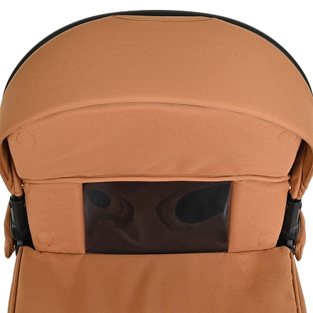 **ROAN Коляска 2 в1 Sol короб + прогулка Cinnamon/Black/руч.Черный(2 места)