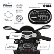 **PITUSO Электромотоцикл 6188, 6V/4,5Ah*2, возд.колеса, 105*53*70см, Black / Черный