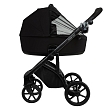 ROAN Коляска 2 в1 Bass Next  короб + прогулка Caviar Black/Black/руч.Black(2 места)