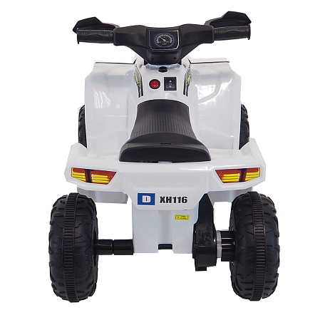**PITUSO Электроквадроцикл XH116, 6V/4.5Ah,20W*1,колеса пласт,свет,муз,амортиз,68*42*45см,Белый