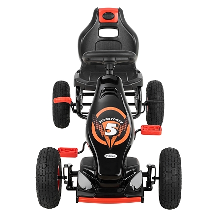 PITUSO Педальный картинг G18 (121*61*63), надувные колеса,Красный/Red