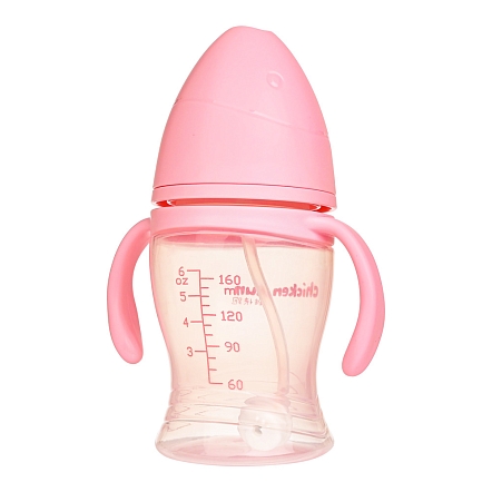 PITUSO Бутылочка антиколики/широкое горло с ручками 160 мл Pink (Розовый) (уп/24 шт)
