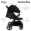 PITUSO Коляска детская CAMINO+(прогулочная),Black/чехол на ножки