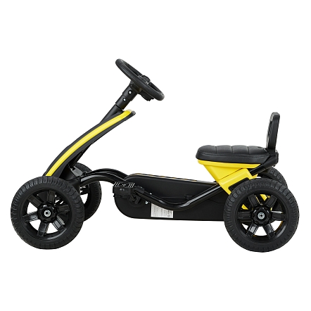 PITUSO Педальный картинг G-24 (87.5*48*54 см), ЭВА колеса, Желтый/Yellow
