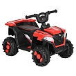 PITUSO Электроквадроцикл, 116-NEW 6V/4.5Ah,20W*1,колеса пласт,свет,муз,68*43*47см,Red/Красный