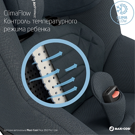 Maxi-Cosi Удерживающее устройство для детей 0-18 кг Mica 360 Pro I-size Authentic graphite/графит