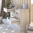 **PITUSO Комод серия Kids Optimum ЛДСП Сосна касцина (2 места)