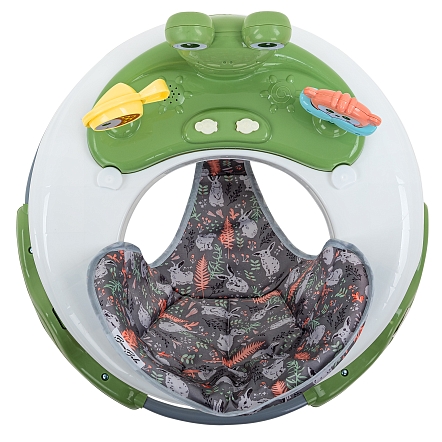BAMBOLA Ходунки Froggy (круглые) (6 силик.кол,игр.,муз) 7 шт/уп (64*64*56) Green/Зеленый