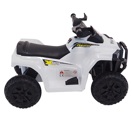 **PITUSO Электроквадроцикл XH116, 6V/4.5Ah,20W*1,колеса пласт,свет,муз,амортиз,68*42*45см,Белый
