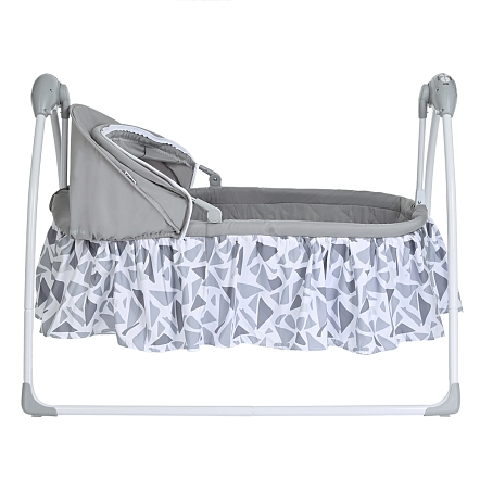 PITUSO электрокачели-колыбель Camellia Grey Sparkle/Сияющий серый,70*104*76см (1 шт/уп)