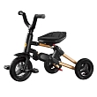 QPlay Велосипед трехколесный NOVA +, Black-Gold/Черный-Золотой