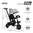 PITUSO Велосипед трехколесный Elite Grey/Серый, 10"/8"