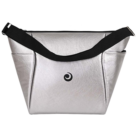 **TUTIS Коляска 2 в1 NOVO короб + прогулка Кожа Pearl Metalic/Black Reflective Print