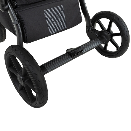 ROAN Коляска 2 в1 Bass Next короб + прогулка Sage Green/Black/руч.Black(2 места)