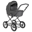 ROAN Коляска 1 в1 Bass Next Classic короб Steel Grey/12d/ руч.Серый  (2 места)