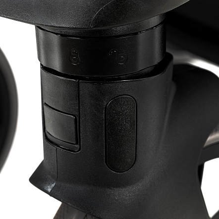 ROAN Коляска 2 в1 Sol Luxury короб + прогулка Caviar Black/Nickel/руч.Black/к.Black(2 места)