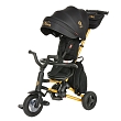QPlay Велосипед трехколесный NOVA +, Black-Gold/Черный-Золотой