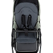 ROAN Коляска 2 в1 Bass Next короб + прогулка Sage Green/Black/руч.Black(2 места)