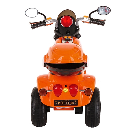 PITUSO Электро-Мотоцикл MD-1188, 6V/4Ah*1, колеса пластик  90х43х54 см, Orange / Оранжевый