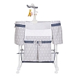 PITUSO Колыбель 3 в 1 Viana на колёсах Stars Grey/серый