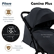 PITUSO Коляска детская CAMINO+(прогулочная),Black/чехол на ножки