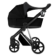 ROAN Коляска 2 в1 Sol Luxury короб + прогулка Caviar Black/Nickel/руч.Black/к.Black(2 места)