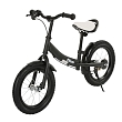 PITUSO Беговел Pulsar, колеса AIR 14", тормоз, подножка,Black matt/Черный матовый 