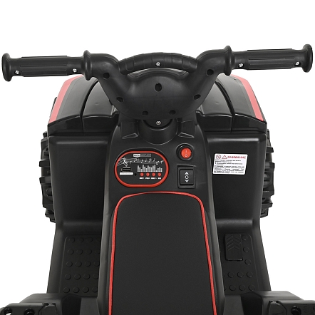 PITUSO Электроквадроцикл, 116-NEW 6V/4.5Ah,20W*1,колеса пласт,свет,муз,68*43*47см, Black/Черный