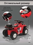 *PITUSO Электроквадроцикл 5258, 6V/4.5Ah*1,20W*1,колеса пласт,MP3,свет,муз,78*50*47 см,Красный/RED