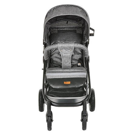 PITUSO Коляска детская TOLEDO (прогулочная), Grey Metallic/Серый металлик/чехол на ножки/AIR