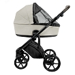 ROAN Коляска 2 в1 Bass Next  короб + прогулка Marzipan/Black/руч.Cappuccino(2 места)