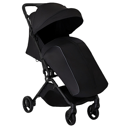 PITUSO коляска детская PERA (прогулочная)Black/рама carbon/PU