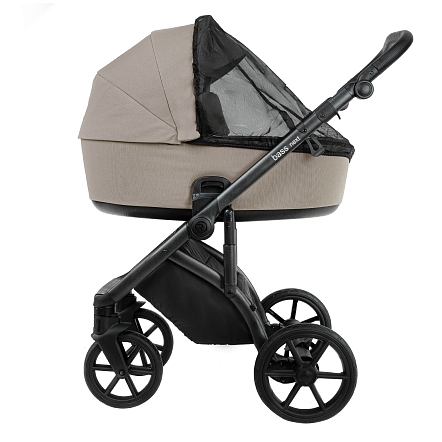 ROAN Коляска 2 в1 Bass Next   короб + прогулка Hazel/Black/руч.Black(2 места)
