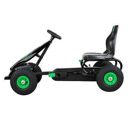 PITUSO Педальный картинг G18 (121*61*63), надувные колеса,Зеленый/Green
