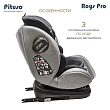 Pituso Удерживающее устройство для детей 0-36 кг Roys Grey, Black Inlay /Серый,Черный вкладыш