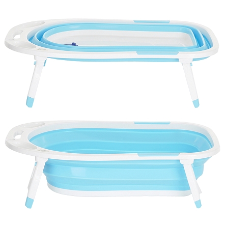 PITUSO Детская ванна складная 85 см Light blue/Светло-голубая 85*51*21 см (уп/6 шт)