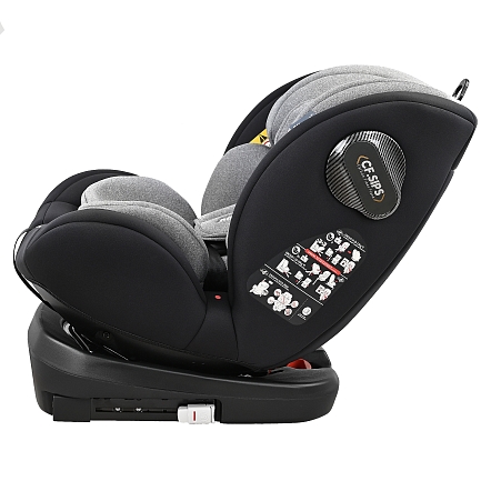 Pituso Удерживающее устройство для детей 0-36 кг Roys Black, Dark grey Inlay/Черный, Темно-сер вклад