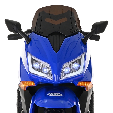 **PITUSO Электромотоцикл 9188, 6V/4,5Ah*2, возд.колеса, 109*54*72см, Blue / Синий