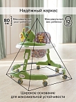 BAMBOLA Ходунки Elephant (круглые) (6 силик.кол,игр.,муз) 7 шт/уп (64*64*56) Green/Зеленый