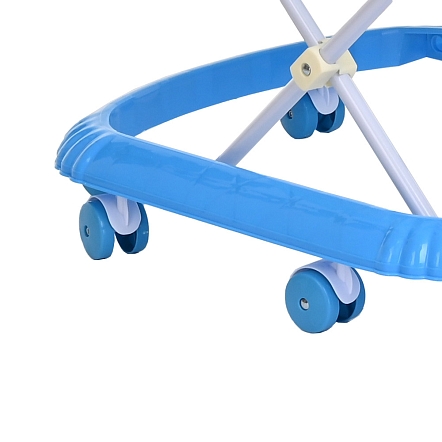 **BAMBOLA Ходунки Считалка (8 пласт.колес,игрушки,муз) 7 шт/уп (67*55*67) Blue/Голубой