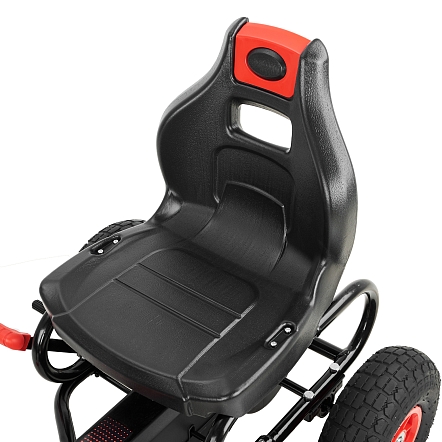 PITUSO Педальный картинг G18 (121*61*63), надувные колеса,Красный/Red