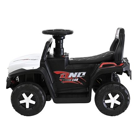 **PITUSO Электроквадроцикл 015B 6V/4.5Ah,20W*1,колеса пласт,свет,муз,68*40*50см,White/Белый