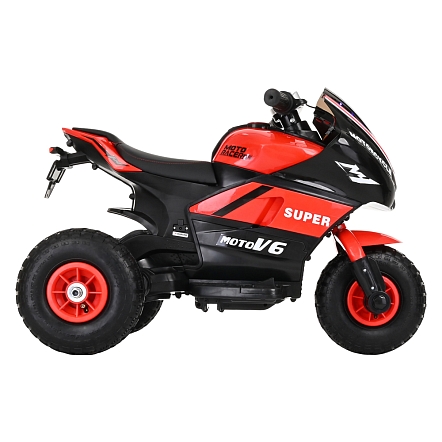**PITUSO Электромотоцикл 5188, 6V/4Ah*2, возд.колеса, 92*53*62см, Red-black / Красно-черный