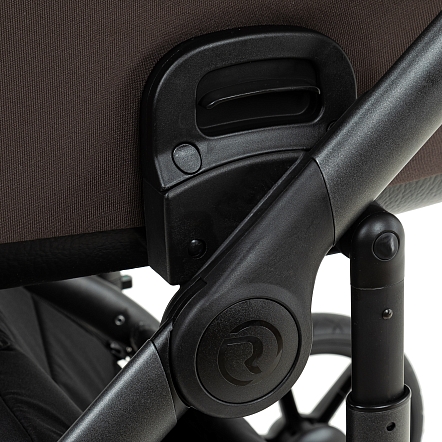 ROAN Коляска 2 в1 Bass Next  короб + прогулка Turkish Coffe/Black/руч.Cappuccino(2 места)