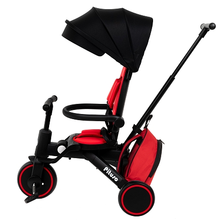 PITUSO Велосипед трехколесный Leve Pro, складной, с сумкой, разм. упак. 66х34х31 см, Red/Красный