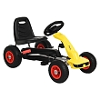 **PITUSO Педальный картинг F638-1 ( 88*51*48см), надувные колеса, Желтый/Yellow